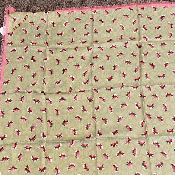 COPY - Coach silk watermelon scarf - Picture 3 of 3